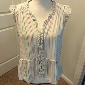 Jessica Simpson top. With ruffles. Xs